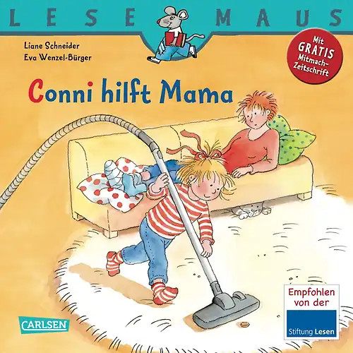 Lesemaus conni hilft mama - hilft,