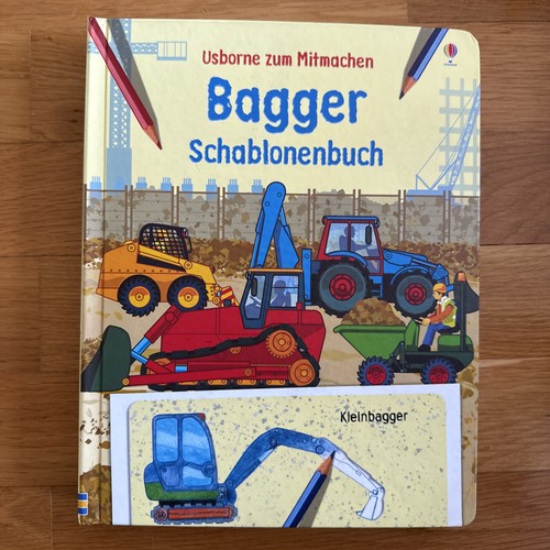 Bagger schablonenbuch - bagger,