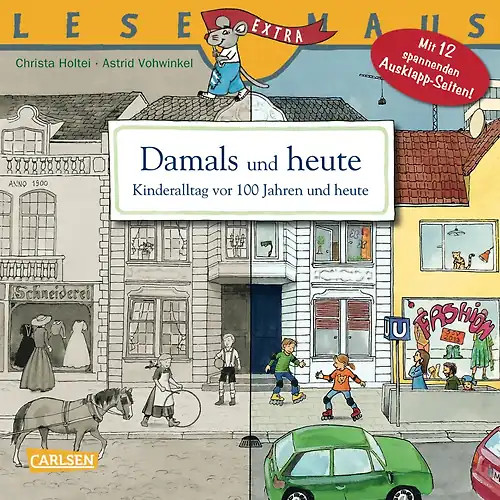Lesemaus damals und - damals, heute