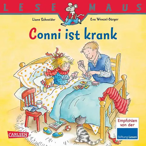 Lesemaus conni ist - lesemaus, krank
