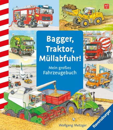 Bagger traktor müllabfuhr - bagger,, traktor,